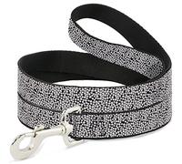 Buckle Down "Petites Fleurs Noir/Blanc/Rouge Pet Leash, 6 'x 3,8 cm