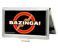 Buckle-Down Porte-Cartes de Visite - Logo Bazinga! Noir - Petit