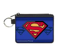 Buckle-Down Porte-Monnaie en Toile pour Femme Superman, Multicolore, 10,8 cm x 8,2 cm