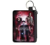Buckle-Down Porte-Monnaie en Toile Supernatural, Multicolore, 4.25" x 3.25" Femme