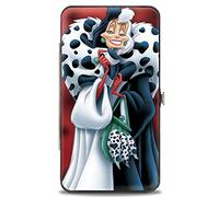 Buckle Down - Portefeuille à charnière - 101 Dalmatiens Cruella Femme, Multicolore