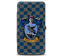 Buckle-Down Portefeuille à charnière pour Femme Harry Potter, Bleu et Gris, Taille Unique, Multicolore, Taille Unique