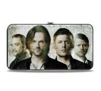 Buckle-Down Portefeuille à charnière-Supernatural, Multicolore, 7" x 4" Femme
