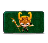 Buckle-Down Portefeuille à charnière Thor Loki pour Femme, Multicolore, Taille Unique