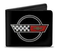 Buckle-Down Portefeuille à Deux Volets Corvette pour Homme, Multicolore 1, 10,2 x 8,9 cm