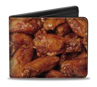 Buckle-Down Portefeuille à deux volets, Vivid Hot Wings empilés