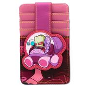 Buckle-Down Portefeuille Invader Zim, porte-carte d'identité, Invader Zim et GIR Voot Runner Pose Rose, cuir végétalien