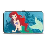 Buckle-Down Portefeuille, La Petite sirène Ariel, 7" x 4" Femme
