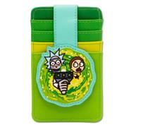 Buckle-Down Portefeuille Rick and Morty, porte-carte d'identité, porte carte d'identité, Rick and Morty Portal Gun Pose, cuir végétalien