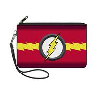 Buckle-Down Portefeuille zippé The Flash Grand accessoire, The Flash, 20,3 x 12,7 cm