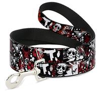 Buckle Down pour Homme Graffiti Pet Leash, 4 'x 1/5,1 cm
