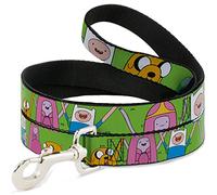 Buckle Down "Princess Bubblegum/Finn/Jake sur l'herbe Pet Leash, 6 'x 1/5,1 cm