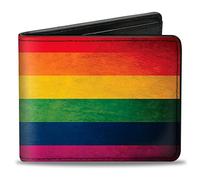 Buckle-Down Deux Volets Pride Accessoire de Voyage-Portefeuille à Double pli, Multicolore, 10.1 cm x 8.89 cm Homme