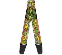 Buckle-down Sangle de guitare 2.0" Wide Classic TMNT Turtles Pose14 '84 Pizza/Verbiage
