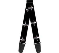 Buckle-down Sangle de guitare 34-60" Ford Mustang w/Bars Logo REPEAT Ford mustang w/bars logo repeat