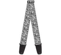 buckle-down Sangle de guitare de 5,1 cm de large - 73,2 à 137,2 cm de long - Zebra 2