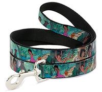 Buckle Down scènes Le Livre de la Jungle Pet Leash, 6 'x 1/5,1 cm