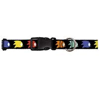 Buckle Down "Sonic Mania Sonic Profil Icon Noir/Multicolore Collier de Clip en Plastique, 1/5,1 cm X 6-22,9 cm/Petite