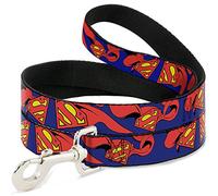 Buckle Down "Superman Shield W/Cape Pet Leash, 6 'x 3,8 cm