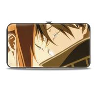 Buckle-Down Sword Art Online Portefeuille à charnière en cuir végétalien avec scènes Asuna et Kirito