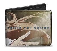Buckle-Down Sword Art Online Portefeuille à deux volets en cuir végétalien