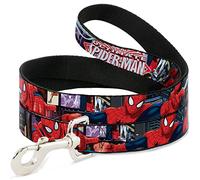 Buckle Down "The Ultimate Spider-Man Swinging City Poses Pet Leash, 6 '-1.5 "