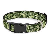 Buckle Down Vivid Marijuana Nugs Stacked Plastique Clip Collier, 3,8 cm X 16-58,4 cm/Medium