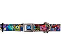 Buckle Down Walt Disney Movies TV Shows Monsters University Collier de sécurité moulé pour chien et chat
