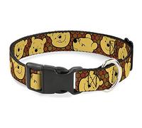 Buckle Down Winnie The Pooh Expressions/Nid d'abeille Noir/Browns Plastique Clip Collier