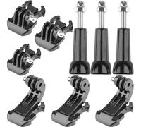 Buckle Mount Kit for Gopro 9Pcs J-Hook Quick Release Buckle Earscrews Mount Adapter Accessories for Action Camera for Gopro Hero 11 10 9 8 7 and More