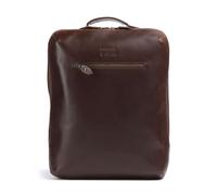 Buckle & Seam Crazy Horse Mik Sac à dos marron, cuir de vache finement grainé, unisexe