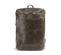 Buckle & Seam Crazy Horse Siwa Sac à dos vert olive, homme, 23L