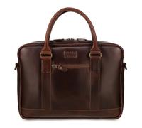 BUCKLE & SEAM Everett Dot Business Bag Brown [247697] - sac de bureau porte