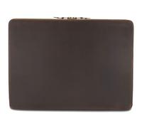 BUCKLE & SEAM Sac d'ordinateur portable marron en cuir - Ralph Dot Leather Laptop Case 247689