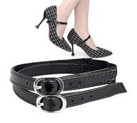 Buckle Shoe Ankle Straps - Ajustable Footwear Enhancer, Elastic Shoe Strap | Comfortable Shoe Accessory, Secure Fit for Loose Shoes, Unisexe Shoe Strap, Foot Support Strap for Shoes