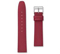 Buckle & Stitch Bracelet de montre en cuir véritable souple | Noir, marron, bordeaux, beige | 16 mm, 18 mm, 20 mm, 22 mm | Bracelet de rechange de qualité supérieure pour homme et femme | Barres à