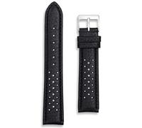 Buckle & Stitch Grain de buffle | 18 mm, 19 mm, 20 mm, 21 mm, 22 mm, 24 mm | Bracelet de montre de course en cuir de veau véritable | Bracelet de montre Rallye pour homme et femme | Barres à ressort