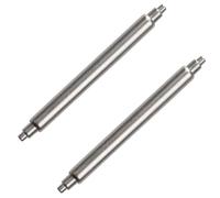 Buckle & Stitch Lot de 2 barrettes à ressort Fat Boy de 2,5 mm de diamètre | 20 mm et 22 mm | Pointe extra large de 1,1 mm | Compatible avec les montres Seiko SKX007 et SKX009 | Goupilles de rechange