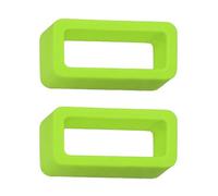 Buckle & Stitch Lot de 2 boucles de maintien en silicone pour bracelet de montre | 18 mm, 20 mm, 22 mm, noir, bleu marine, gris, orange, bleu royal, clair, vert, rouge, rose, jaune, blanc | Support de