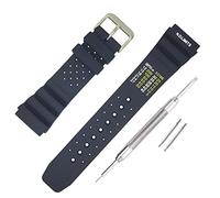 Buckle & Stitch ND Limits Bracelet de plongée en silicone | 20 mm 22 mm | Noir Bleu marine | Bracelet de montre de plongée XL en caoutchouc souple | Bracelet de plongée extra long sans décompression |
