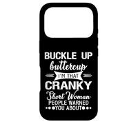 Buckle Up Butter Cup Funny Sarcastic Hilarious Design Art Coque pour iPhone 17 Pro