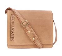 Bucklestone - Sac Besace Homme Cuir - Sacoche Ordinateur 15 Pouces - Messenger Bag - A4 Sac de Travail Moyen - Bandoulière Réglable - LANCASTER - Hunter Tanne