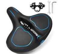 BUCKLOS Coussin de siège de vélo Extra Large et Confortable en Mousse Souple pour Homme et Femme - pour vélo d'appartement, Peloton, vélo électrique, vélo Stationnaire, vélo d'appartement