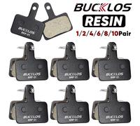 BUCKLOS plaquette de frein à disque en résine pour SHIMANO B01S plaquettes de frein hydrauliques résistantes à l'usure plaquettes de frein vtt pour pièces de cyclisme B03S B05S Resin 6Pairs