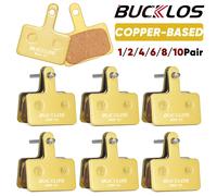 BUCKLOS plaquettes de frein à disque vtt pour SHIMANO B01S plaquette de frein hydraulique en métal à base de cuivre plaquettes de frein de VTT pour MT200 M535 M395 Copper-Based 10Pairs