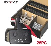 BUCKLOS plaquettes de frein vélo vtt plaquette de disque de frein hydraulique ajustement MT200 B01S résistant à l'usure plaquette de disque de vélo pour le cyclisme sur route de montagne Multi-Métalli