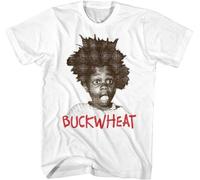 Buckwheat T-Shirt from The Little Rascals Big Hair Adult Tee SM - 5XL Manches Courtes(X-Large)