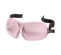 Bucky 40 Blinks Masque pour les yeux sans pression, motif chevron rose, taille unique, 40 clignotements sans pression pour les voyages et le sommeil