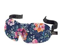 Bucky 40 Blinks Masque pour les yeux sans pression pour voyage et sommeil, motif floral de minuit, taille unique