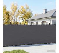 Bucmath Brise-vue pour balcon, 180 x 400 cm, tissu avec revêtement en polyuréthane pour jardin, terrasse, balcon, coupe-vent, UV et imperméable, pliable, inclinable, avec support stable, montage